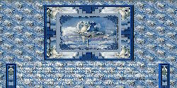 Painted Blue Rose