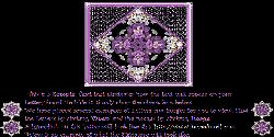 Purple Chrome Floral